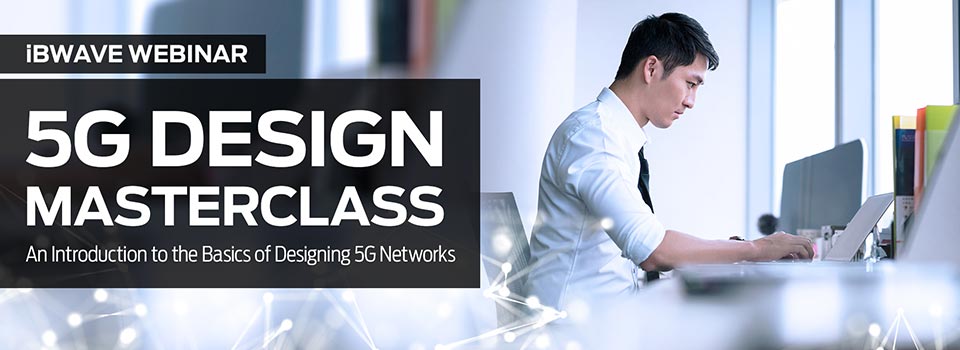 5G Design Masterclass webinar banner