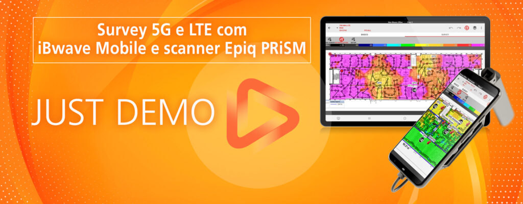 JUST DEMO | Uma visão geral de 30 minutos do iBwave Mobile com Scanner Epiq PRiSM